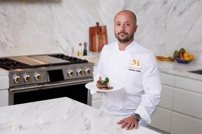 Monogram Appliances and Chef Patrick Kriss have partnered to bring to life Monogram&#x002019;s &#x00201c;Elevate Everything&#x00201d; vision, working together to inspire Canadians to new heights of culinary excellence. (CNW Group/Monogram Canada)