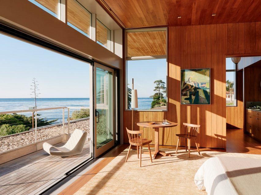 Surf House has panoramic ocean views